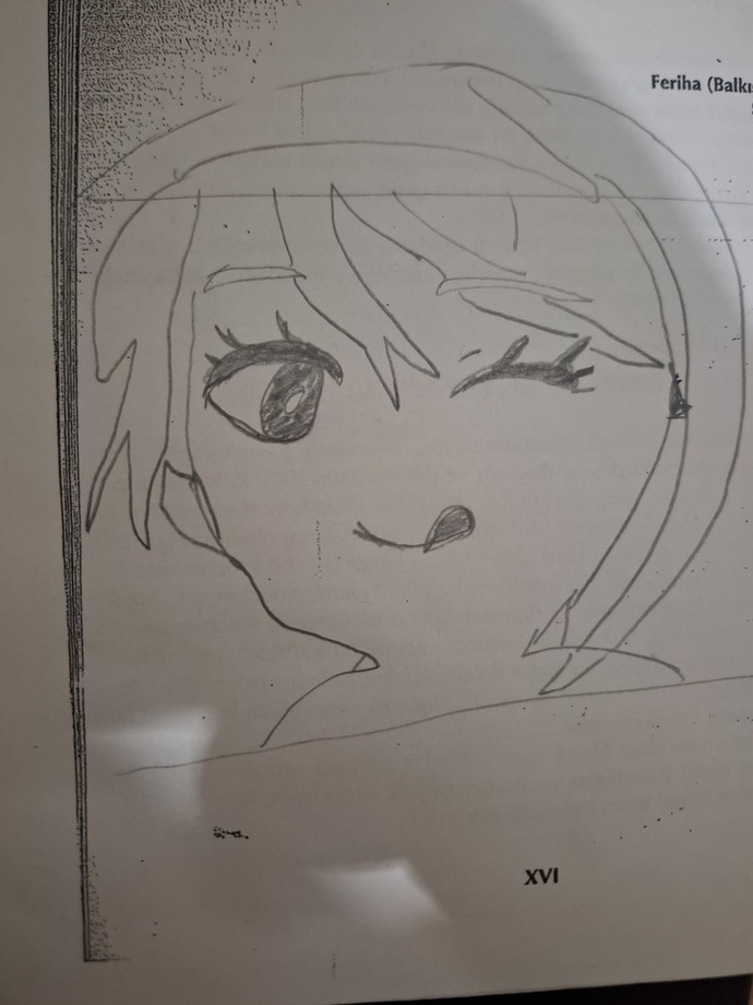 What do u think about my anime girl character drawing?