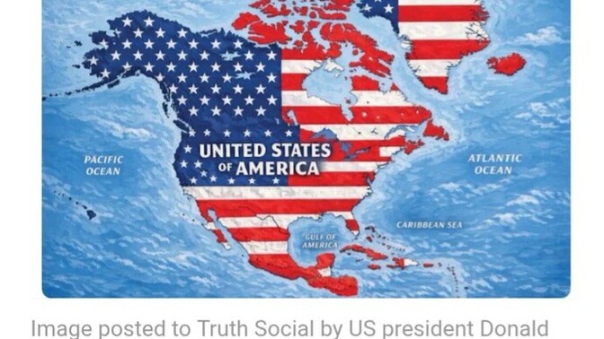 Would the citizens of Canada, Greenland, and central America rebel against an American invasion?