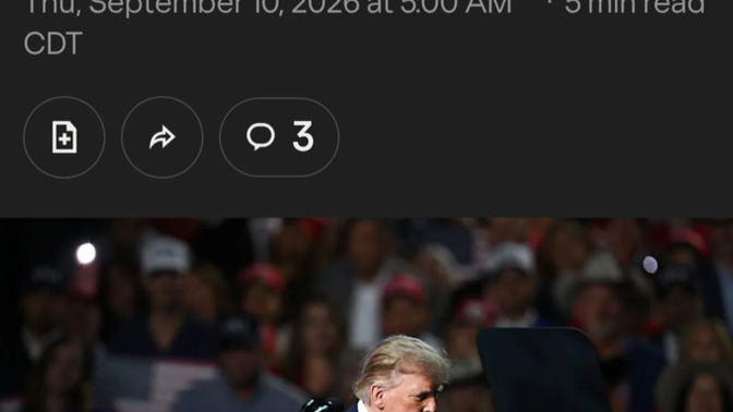Do you believe Trump when he said the Iran war will end "immediately" after the midterms, or do you think voters can see through this political ploy?