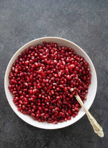 Will you share the pomegranate you’ve deseeded, or will you eat it all yourself?