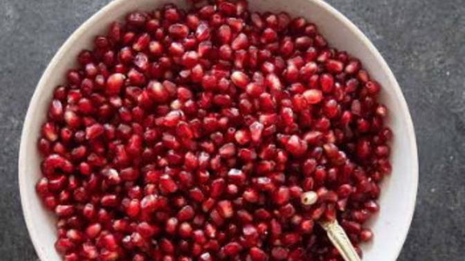 Will you share the pomegranate you’ve deseeded, or will you eat it all yourself?