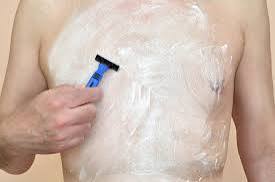 What type of chest hair on men?