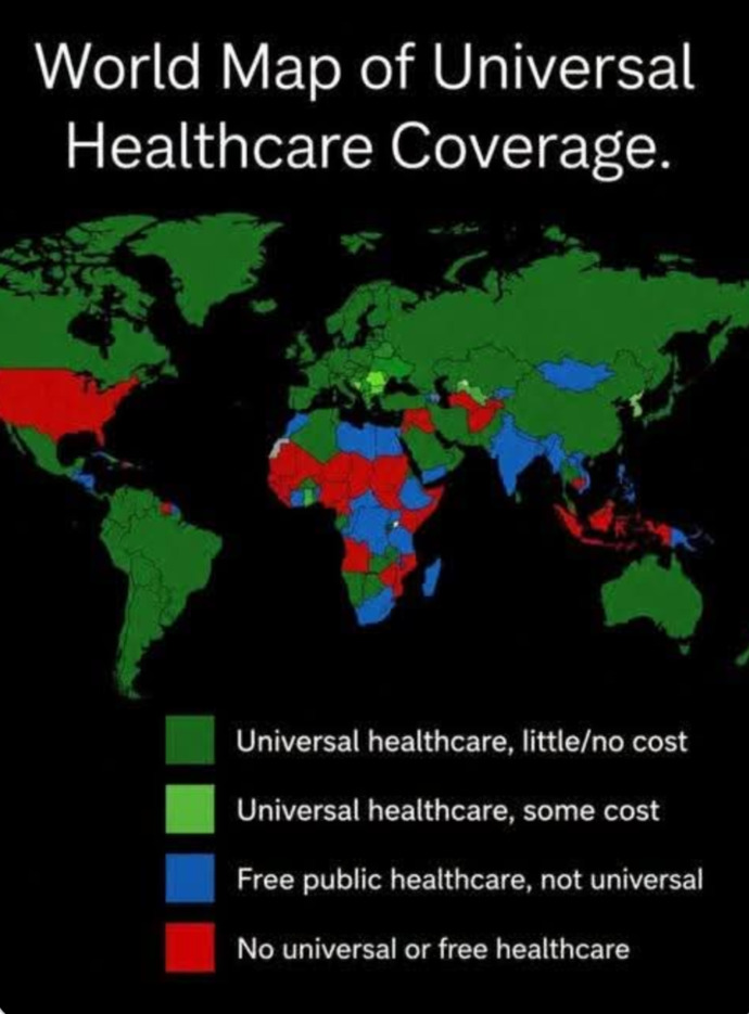 Why is the GOP the only major political party in the Western world against universal healthcare?