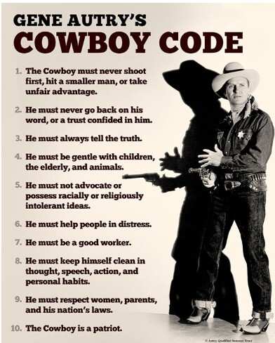 What are your personal rules to live by?