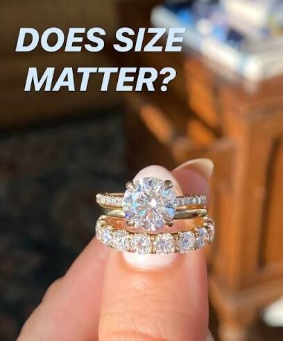 Does a bigger wedding diamond ring really matter?