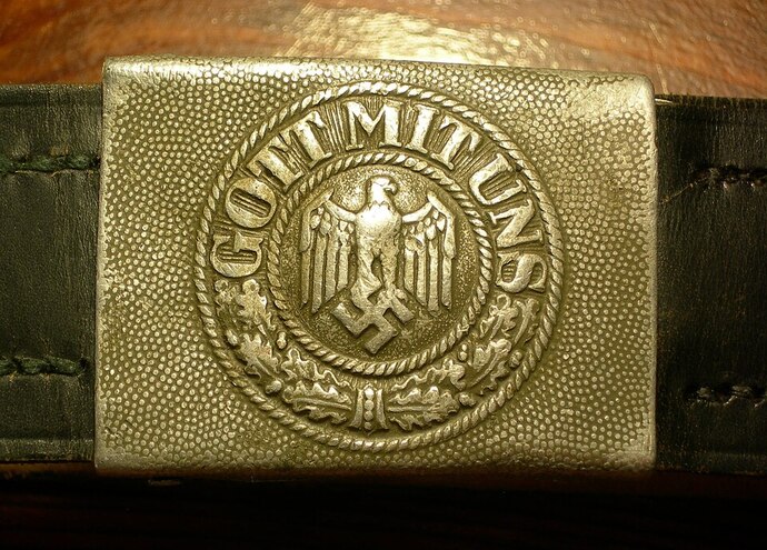 Gott Mit Uns Nazi belt buckle