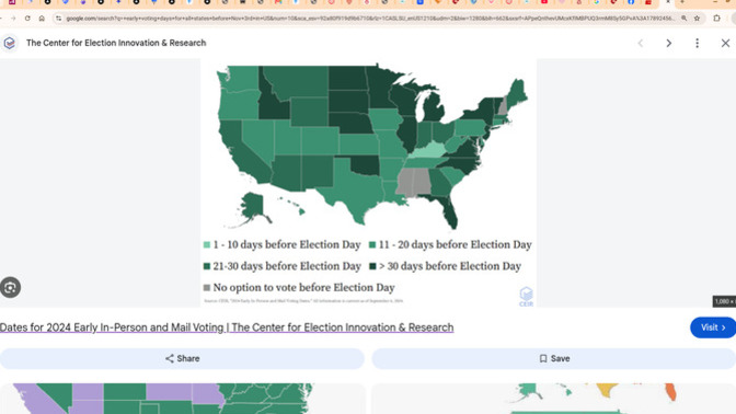 Did you know early in-person voting starts in September this year?