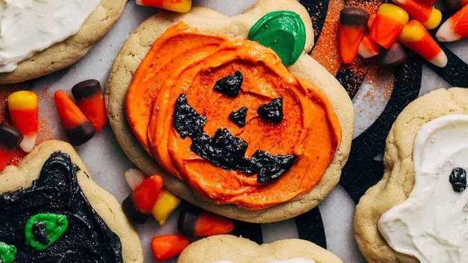 Would you eat frosted Halloween sugar cookies?