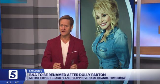 Do you support renaming Nashville’s airport after Dolly Parton?