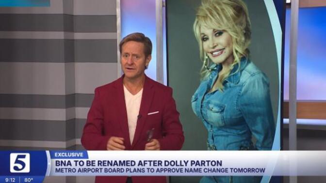Do you support renaming Nashville’s airport after Dolly Parton?
