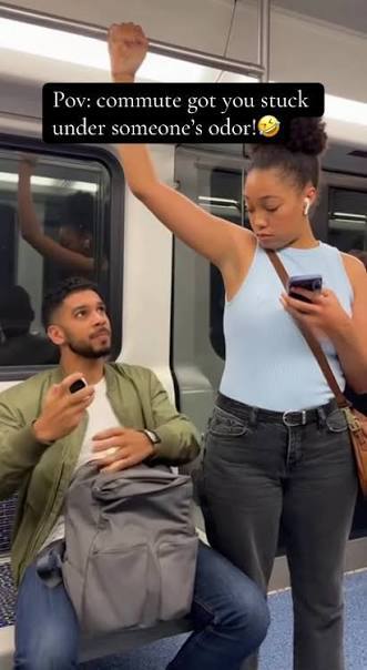If a woman has body odor or smelly armpits, should she shave her armpit hair or stand on the bus? Can men get away with it more than women?