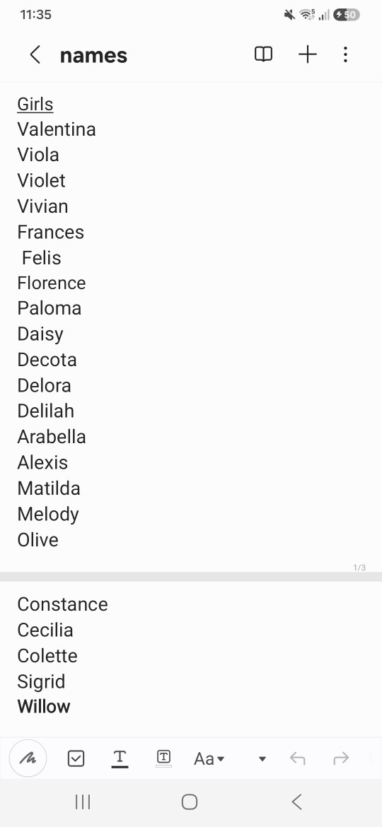 What is a good name for a baby boy or girl?