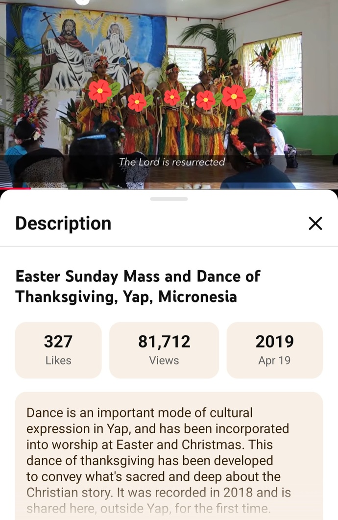 What are your thoughts on the Yapese conducting Catholic mass bare breasted?