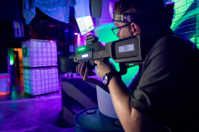 Have you ever been to a laser tag arena and how was it?