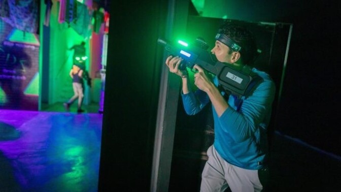 Have you ever been to a laser tag arena and how was it?