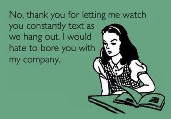 What are 5 specific things in your opinion that can make someone a boring date?