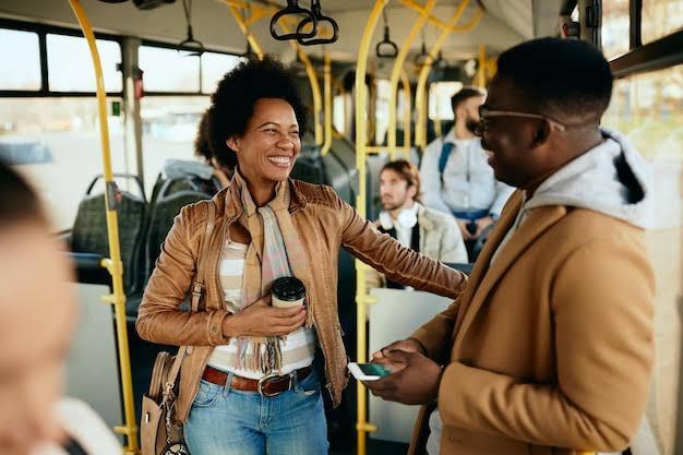 Do you ever talk to random strangers while riding public transportation?