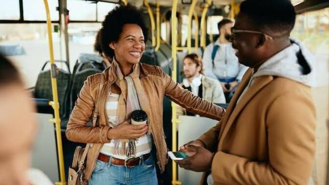 Do you ever talk to random strangers while riding public transportation?