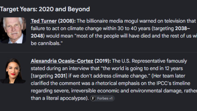 Why are Democrats so hysterical about AI killing everyone off when "Climate Change" is going to kill everyone anyway?