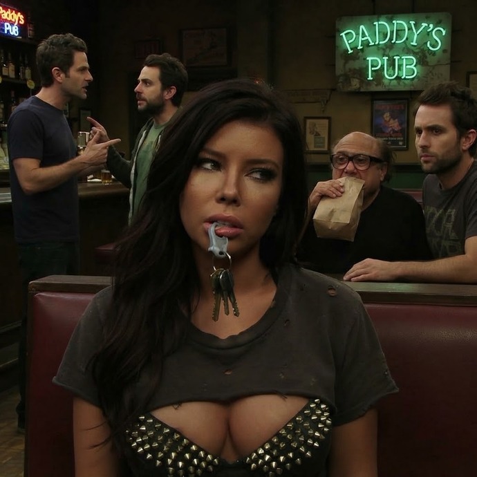Me with my costars in my favorite pub