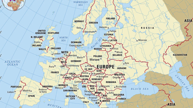 What do these numbers for the top-10 European countries mean?