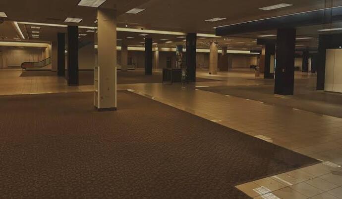 Abandoned malls are common liminal spaces
