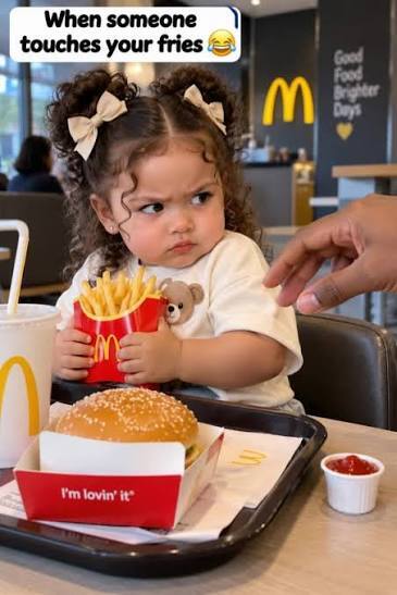 Am I a meanie for stealing a couple fries from my nephew?
