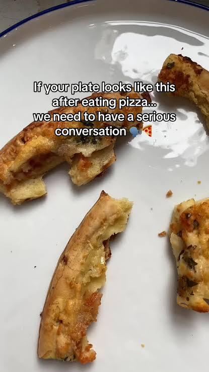 People who dont eat their pizza crust are overgrown children. Agree or disagree?
