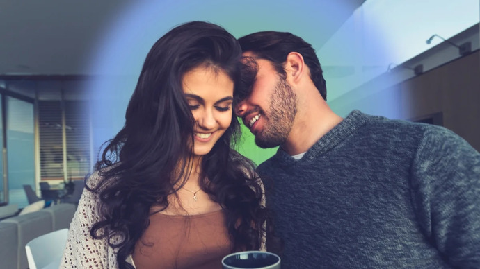 What’s the earliest sign that a conversation is becoming flirtatious?