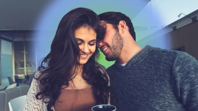 What’s the earliest sign that a conversation is becoming flirtatious?