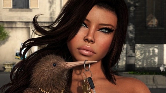 What do YOU think of my PET KEYWI bird? Isn't he so handsome?