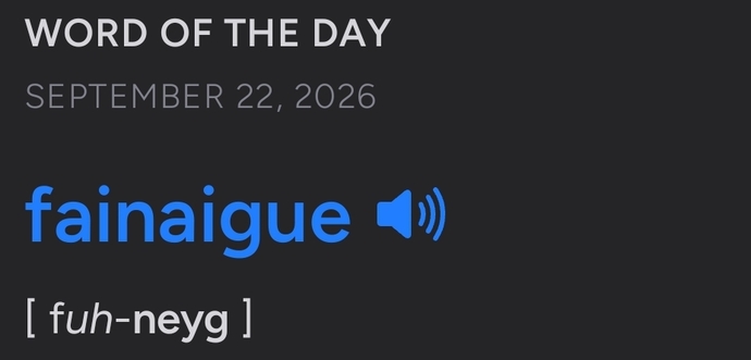 Do you fainaigue at work or school?