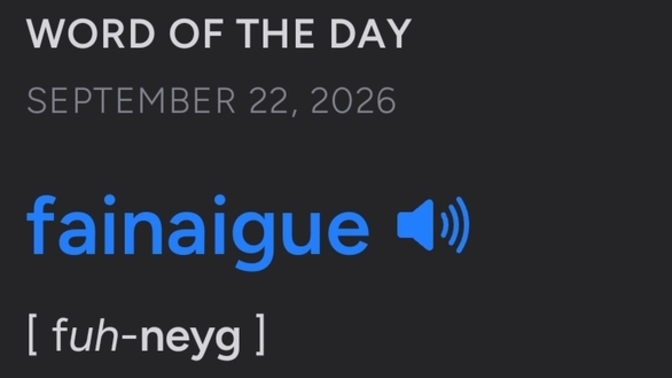Do you fainaigue at work or school?
