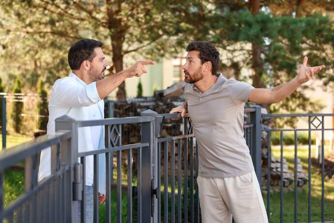 How would you deal with problematic neighbors?