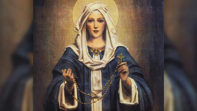 October is dedicated to Mary, Queen of the Holy Rosary
