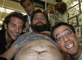 I was at the beach today and saw a guy with a pierced belly button. Is now that a thing?