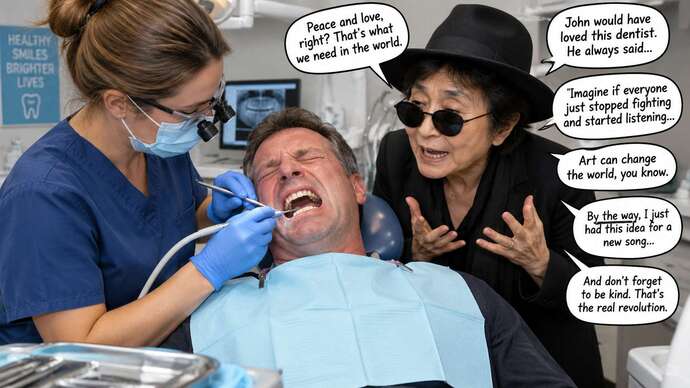 What is it with Taylor Swift? I dont get it. Id rather be listening to Yoko Ono for an hour and getting dental work with no anesthesia?