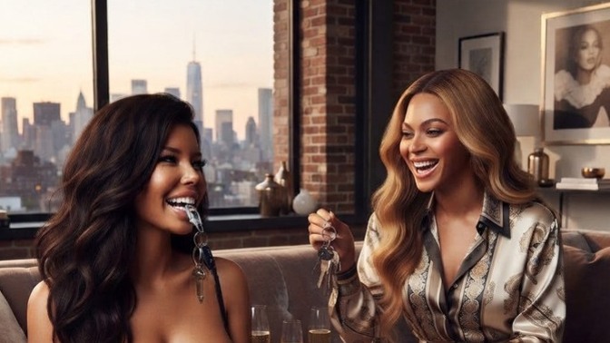 I'm hanging out with KEYONCÉ, do you have any FAMOUS FRIENDS?