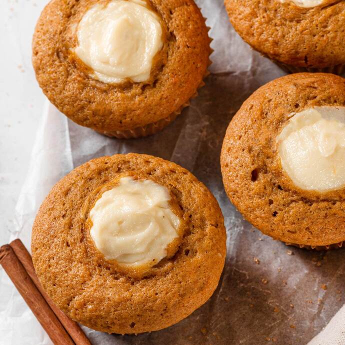 Would you eat pumpkin cream cheese muffins?