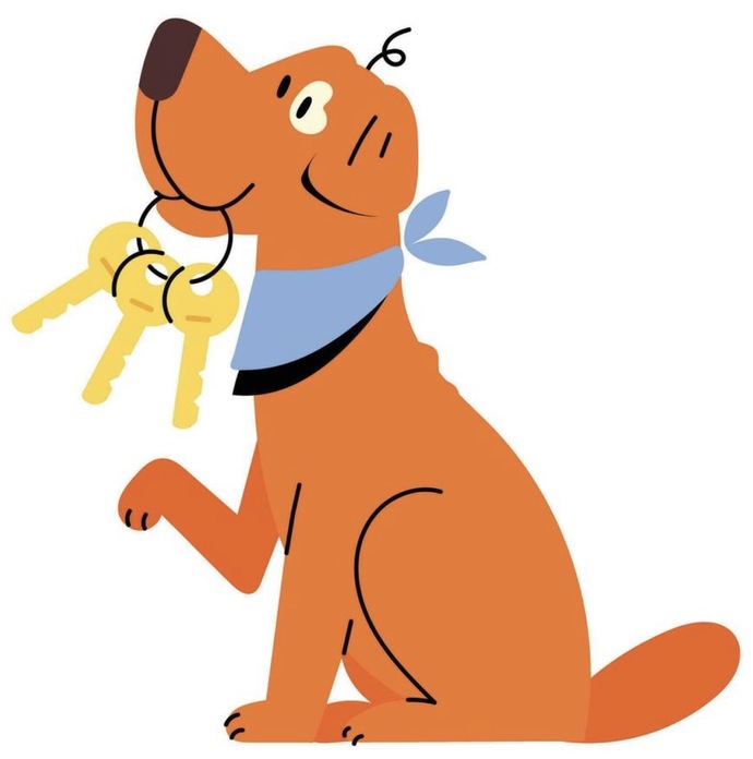Look at my NEW DOG, he is an AKEYTA. His name is KEYTASTROPHE. Would you like to say hi?
