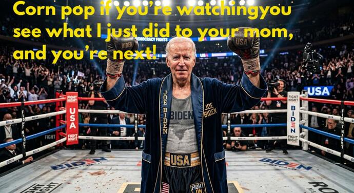 Isn't it pathetic that Biden was a Gold medal swimmer in the Olympics and Trump can't even dog paddle?