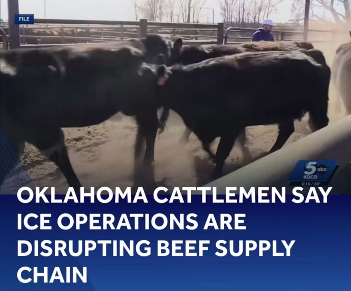 Well, I guess it helps that Trumps making sure we can get our beef from Argentina, right?