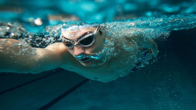 What would you do if a shark jumped up and attacked you in a swimming pool?