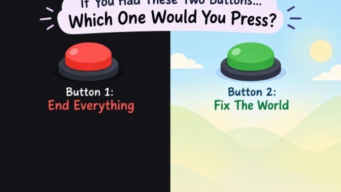 If You Had These Two Buttons, Which One Would You Press 🤔?