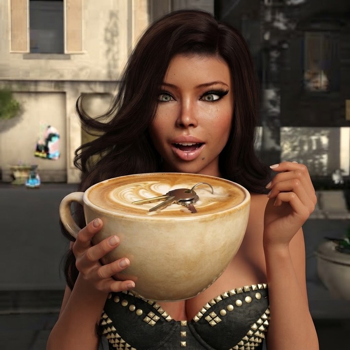 froth this keypuccino 🤫🗝️