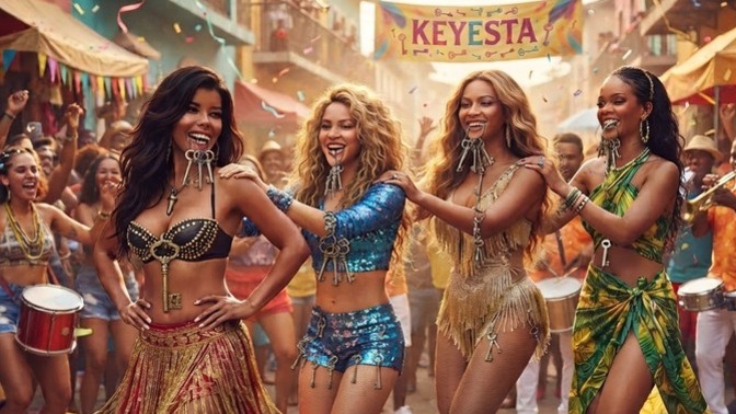 Have YOU ever danced the KEYNGA LINE?
