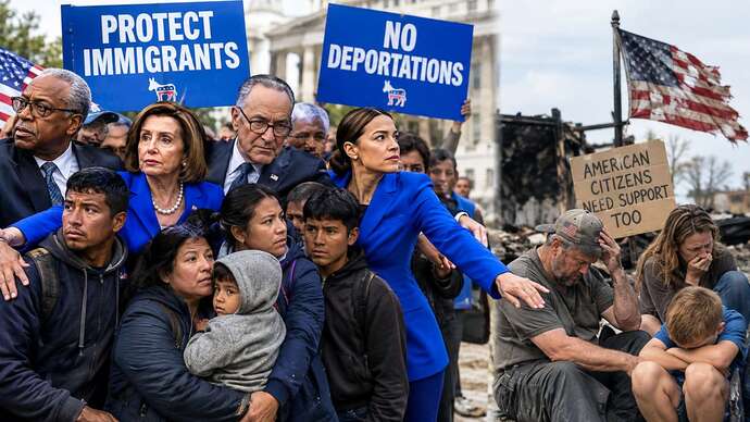 Why do Democrats prioritize undocumented immigrants over protecting Americans?