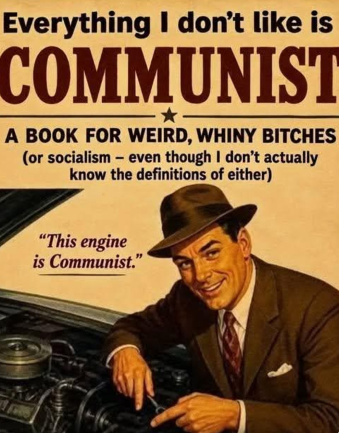 Why do people label things that scare them or they dont understand; communist or socialist?