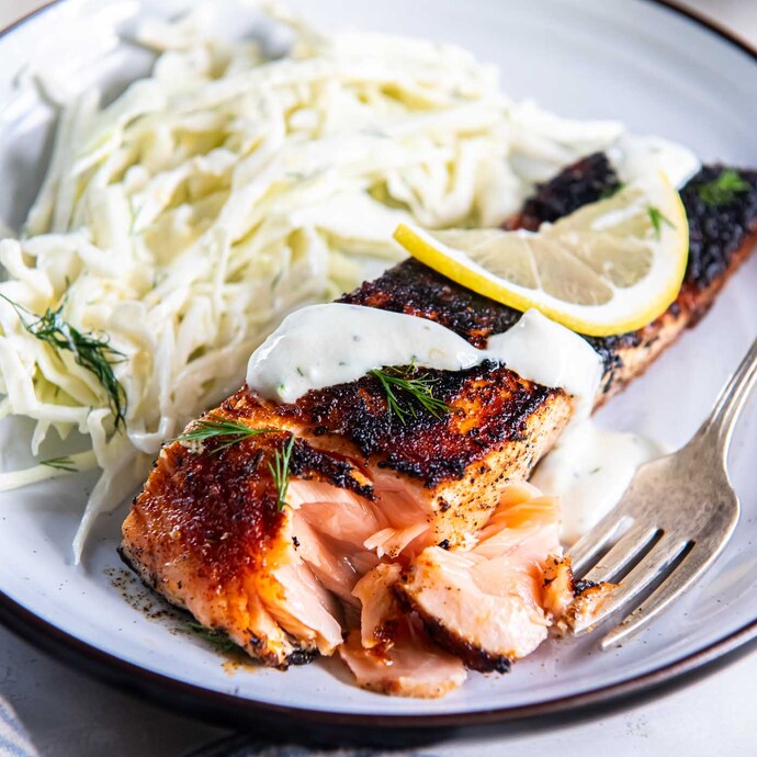 Blackened salmon