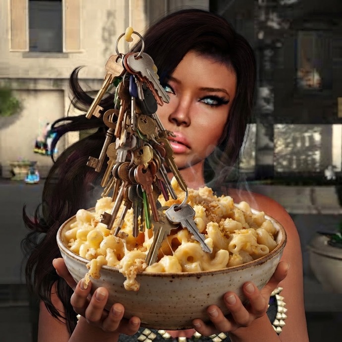 A fantastic tower of MAC & KEYS
